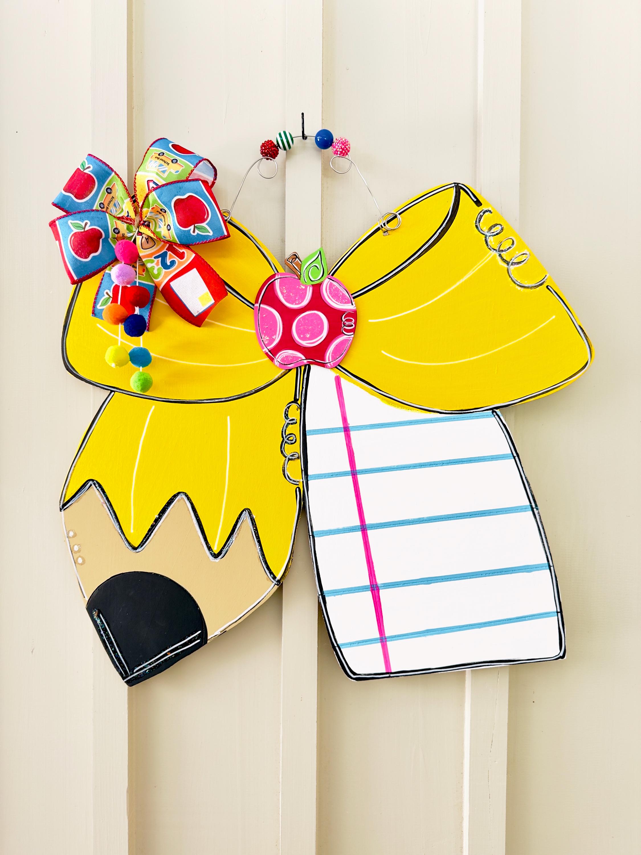 Yellow Pencil Bow