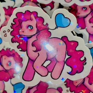 Pinkie Pie Holographic Sticker