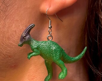 Miscellaneous Toy Dinosaur Earrings