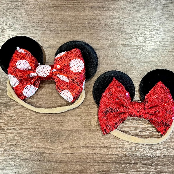 Newborn Baby Minnie Ears Headband