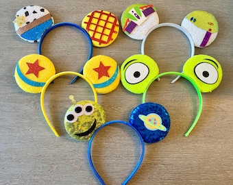 Toy Story Ears Boys, Buzz Ears, Woody Ears, Boy Mouse Ears, Toy Story Ears, Slinky Dog Ears, Alien Ears
