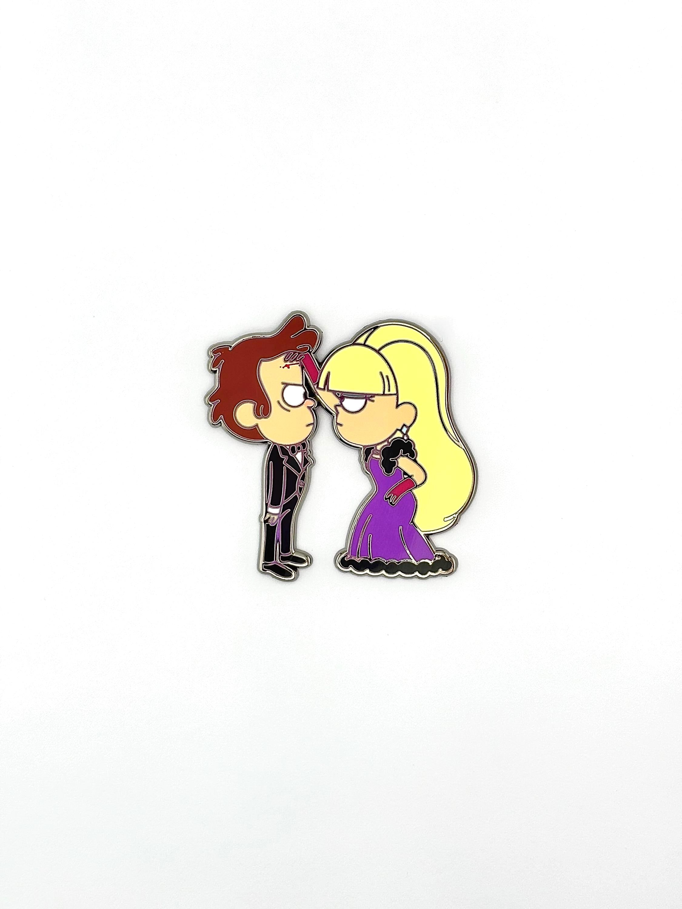 Gravity Falls - Dipcifica Hard Enamel Pin: Dipper and Pacifica ...