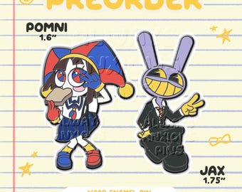 TADC - Preventa - Pines de anime de Jax y Pomni