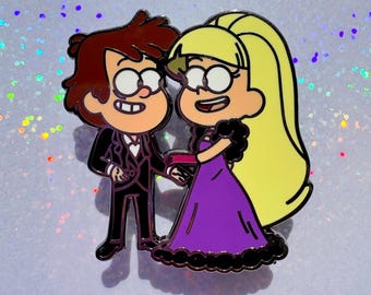 Gravity Falls - Dipcifica Hard Enamel Pin: Dipper and Pacifica Let's Dance