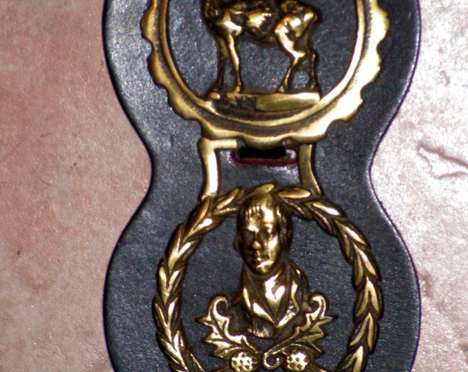 Vintage Horse Brasses on Leather Strap Martingale Etsy