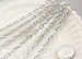 Silver Chain - 7mm Strong Silver Tone Chain - 8 feet / 2.5 meters 