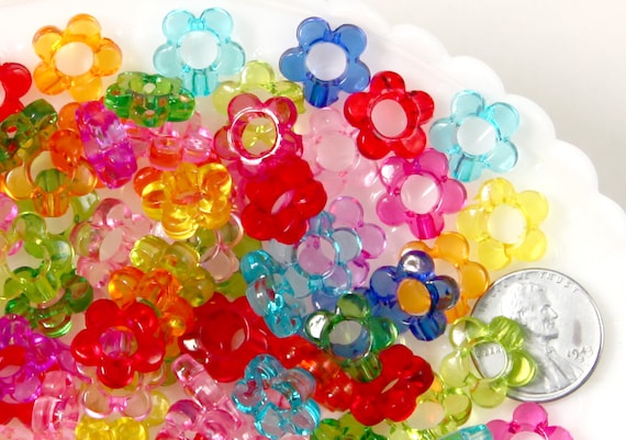 Small Pastel Plastic Chain Links 15mm Small Beautiful Bright Pastel Color  Plastic or Acrylic Chain Links Mixed Colors 200 Pc Set 
