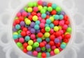 8mm Neon Gumball Bubblegum Resin Beads - 150 pc set