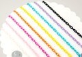 Tiny Plastic Chain: 8mm Links, 20-inch Length, 4-Piece Set