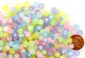 Pastel Letter Beads - 6mm Little Pastel Matte Candy Round Alphabet Acrylic or Resin Beads - 400 pc set