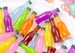 Food Resin Cabochons - 30mm Little Soda Bottles Fake Pop Junk Food Cola Drink Plastic Acrylic or Resin Cabochons - 7 pc set 