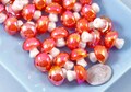 Mushroom Beads - 14mm Amazing AB Mushroom Resin Beads - 20 pcs set