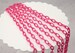 Plastic Chain - 13mm Rose Pink Acrylic or Plastic Chain - 16.5 inch length / 42 cm length - 3 pcs set