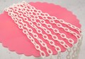 Plastic Chain - 13mm White Acrylic or Plastic Chain - 16.5 inch length / 42 cm length - 3 pcs set