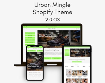 Urban Mingle Premium Shopify Theme | E-commerce Shopify Premium Theme | Fashion Boutique Shopify Theme | For Multi-Purpose Shopify Theme