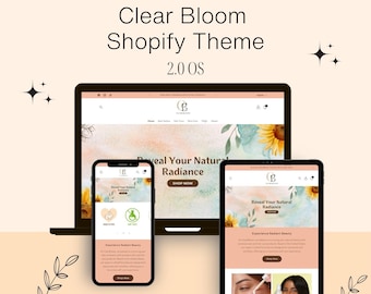 ClearBloom Premium Shopify Theme | Skincare Premium Shopify Theme | Cosmetic Premium Shopify Theme | SEO Optimized Premium Shopify theme