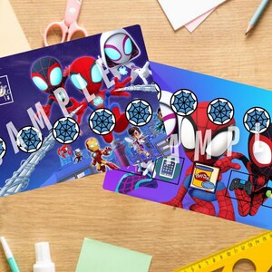 Spidey and Friends Token Board, Reinforcer board, Reward chart (Digital Download)
