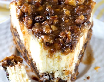 Recette de gâteau au fromage avec tarte aux pacanes : dessert maison (PDF)
