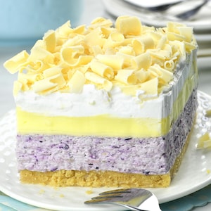 Dessert al limone e mirtilli senza cottura / Ricetta digitale / Ricetta fatta in casa / Stampa ricetta PDF / Ricetta torta / Ricetta facile / Dessert / Dolcetto