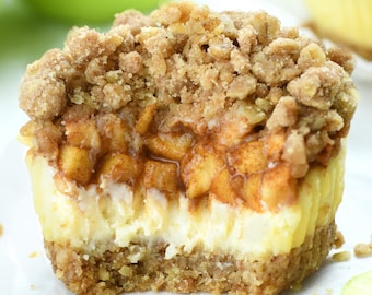 Recette de mini-gâteaux au fromage croustillants aux pommes : dessert maison (recette numérique)