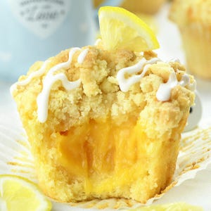 Lemon Curd Muffins Recipe: Streusel Topping (Digital Recipe)