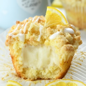 Lemon Cream Cheese Muffins Recipe: Streusel Topping (PDF)