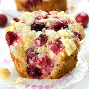 Cranberry Orange Muffins Recipe: Streusel Topping (Digital Recipe)