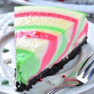 Christmas Cheesecake | Digital Recipe | Homemade Dessert | PDF Printable | Christmas Dessert