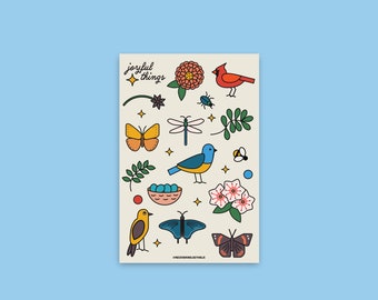 Joyful Things Sticker Sheet