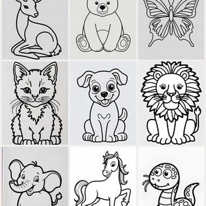 Animal Coloring Book for Kids – 20 Fun Printable Pages