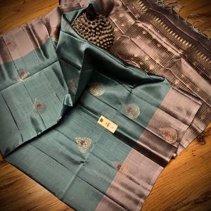 Pure silk saree handloom double wrap