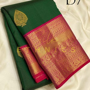 Kanchipuram pure silk saree