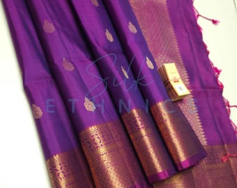 Kanchipuram soft silk saree