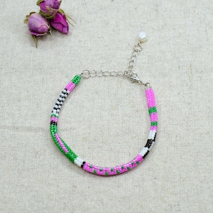 Miyuki Bracelet, Adjustable Miyuki Bracelet, Handwoven Beaded Bracelet, Boho Bracelet, Gift For Her, Bracelet for women, mothers day gift