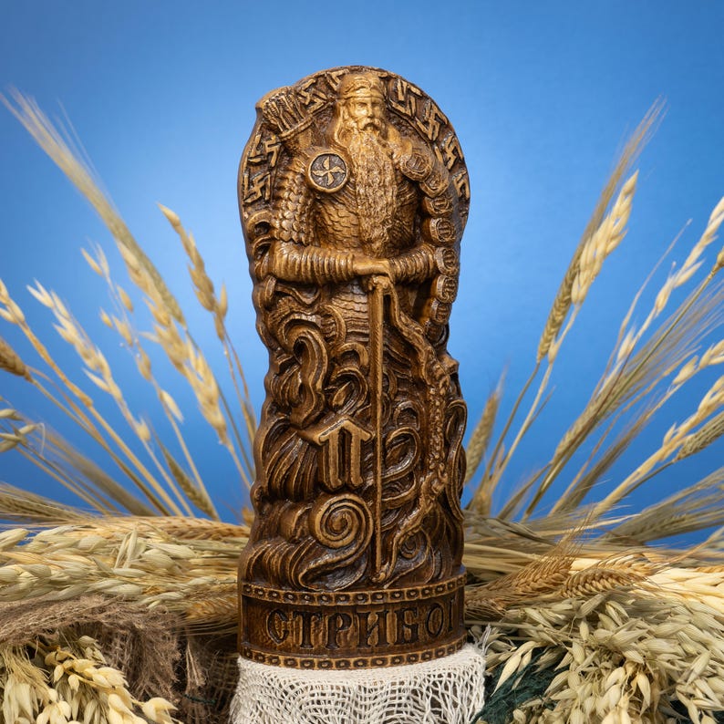 Stribog Statue Slavic God Wind Storms Air Pagan Altar Ancient Mythology ...