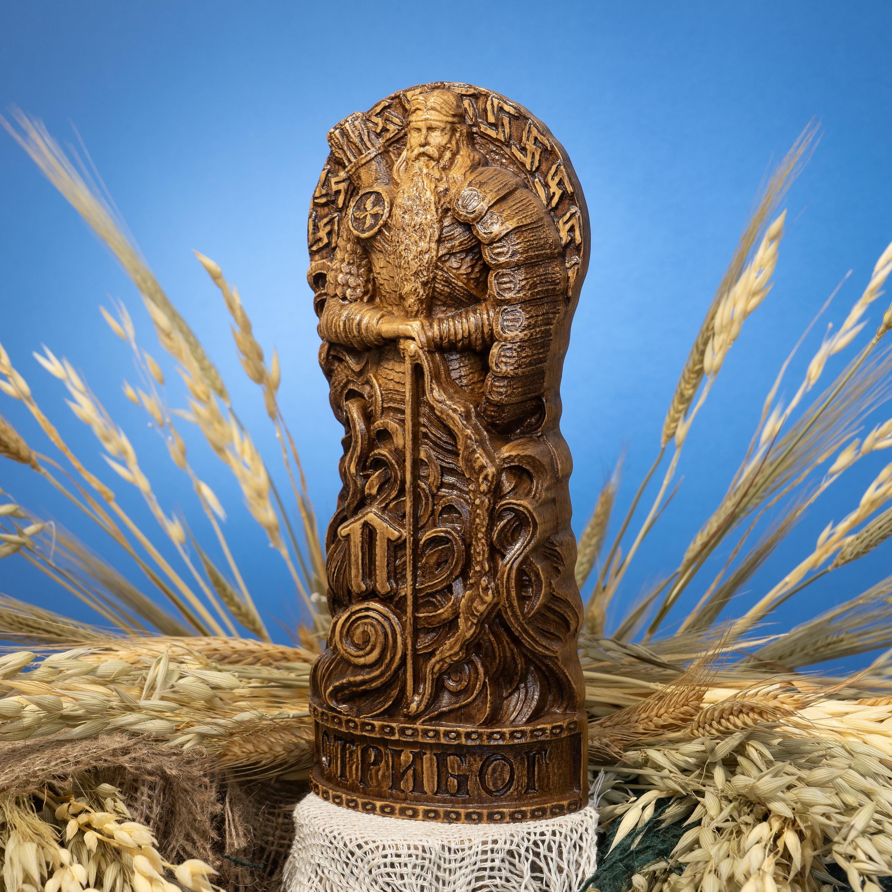 Stribog Statue Slavic God Wind Storms Air Pagan Altar Ancient Mythology ...