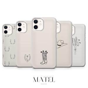Custodia per telefono Rodeo Horseshoe Cover per iPhone 16Plus, 15, 14, 13, 12, Google Pixel 9Pro XL, 8A, 7A, 6A, Samsung S24Ultra, S23, S22, A54