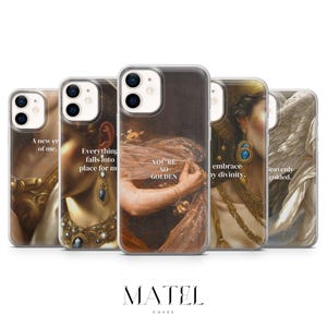 Affirmations Phone Case Goddess Cover for iPhone 17, 16, 15, 14, 13, 12, Samsung S25, S24, S23, S22, A56, A16, Google Pixel 10, 9A, 8, 7, 6