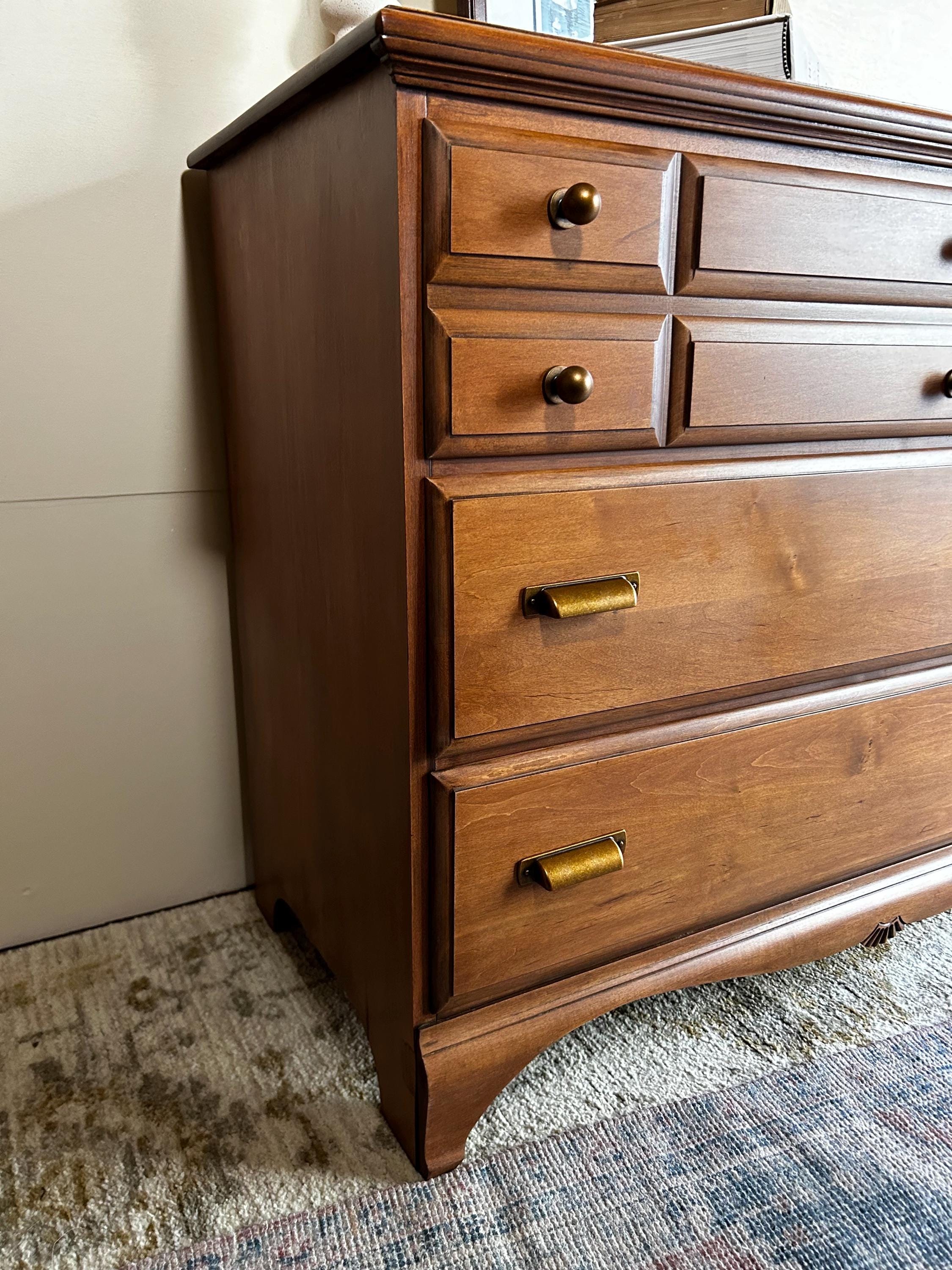 Maple Drawers SOLD OUT - Refinished 3-drawer Maple Dresser - Etsy
