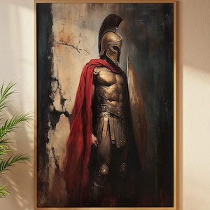Historical Spartan Printable Wall Art, Ancient Greece (Digitaler Download)