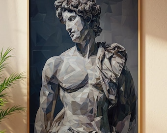 Apollo Greek Statue Printable Wall Art (Digital Download)