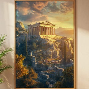 Acropolis Art Print: Ancient Greece Architecture (Digital Download)