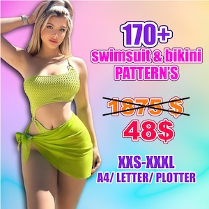 Swimsuit pattern | Bikini pattern | Bikini & Swimsuit Sewing Pattern Pack | Swimsuit PDF Pattern Bundle |Swimsuit Sewing Patterns Collection