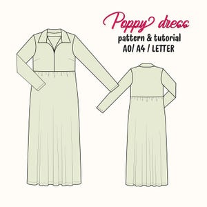 Dress pattern| women dress sewing pattern| pdf sewing pattern| prom dress pattern| wedding dress pattern| sewing pattern| Mini dress pattern