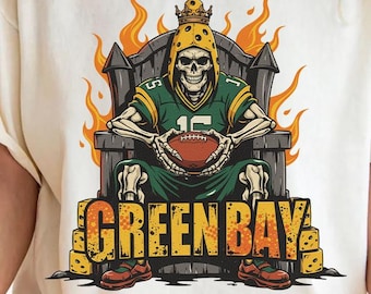 Vintage Green Bay Football PNG, Retro Squll Game Day Clipart, Cricut Sports Design, Sublimation Football Graphic, Digital File