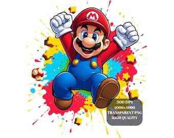 Game PNG , 4000x4000px, 300 DPI High Resolution, Comic Clipart, Sublimation and Print Ready, Hero, Gift, Funny PNG, Tshirt Png