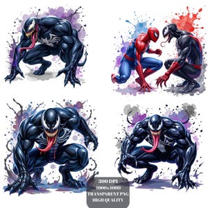 Super Hero PNG Bundle, 4000x4000px, 300 DPI High Resolution, Comic Clipart, Sublimation and Print Ready, Hero, Gift, Funny PNG, T-shirt Png