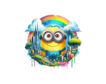 Animated Style PNG , 300 DPI Digital Download Clipart ,Cute Cartoon Design for T-Shirts, Stickers, Sublimation, Crafts & More