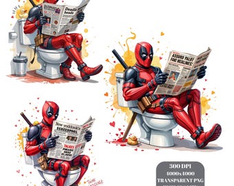 Super Hero PNG Bundle, 4000x4000px, 300 DPI High Resolution, Comic Clipart, Sublimation and Print Ready, Hero, Gift, Funny PNG, T-shirt Png
