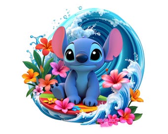 Animatiefilm, png-bestand | 300 dpi digitale download clipart | Leuk cartoonontwerp voor T-shirts, stickers, sublimatie en knutselen